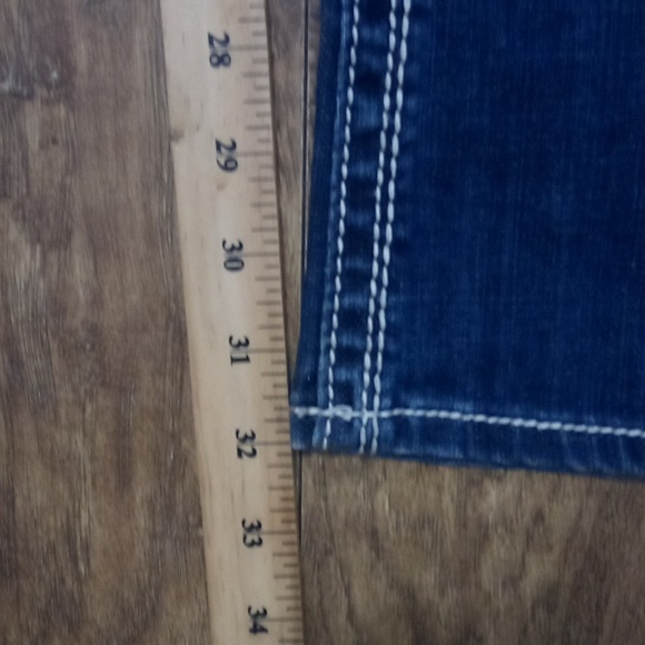 Rock Revival Women's 26 Bootcut Heather Embellished Studs Rhinestones NWT - Picture 13 of 13